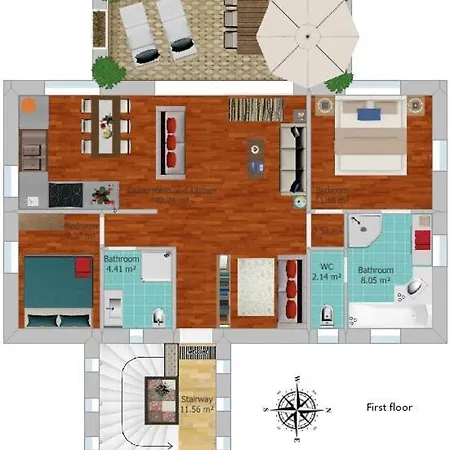 Sajkod-az Oeboel Csendje דירה *